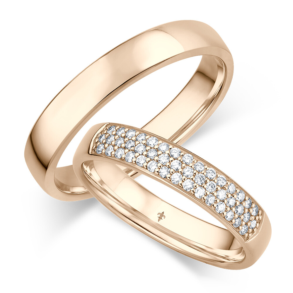 Trauringe Louise Roségold Giloy TR-0/TR-1-00089