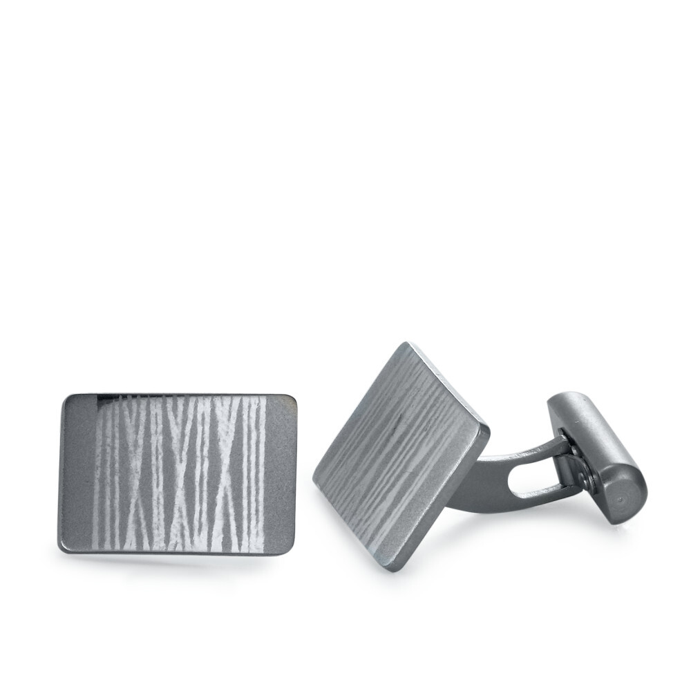 Manschettenknöpfe Titan mit Muster - TitanFactory 87006