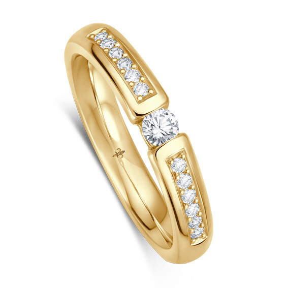 Giloy Solitär Ring Gelbgold TV000033G-2