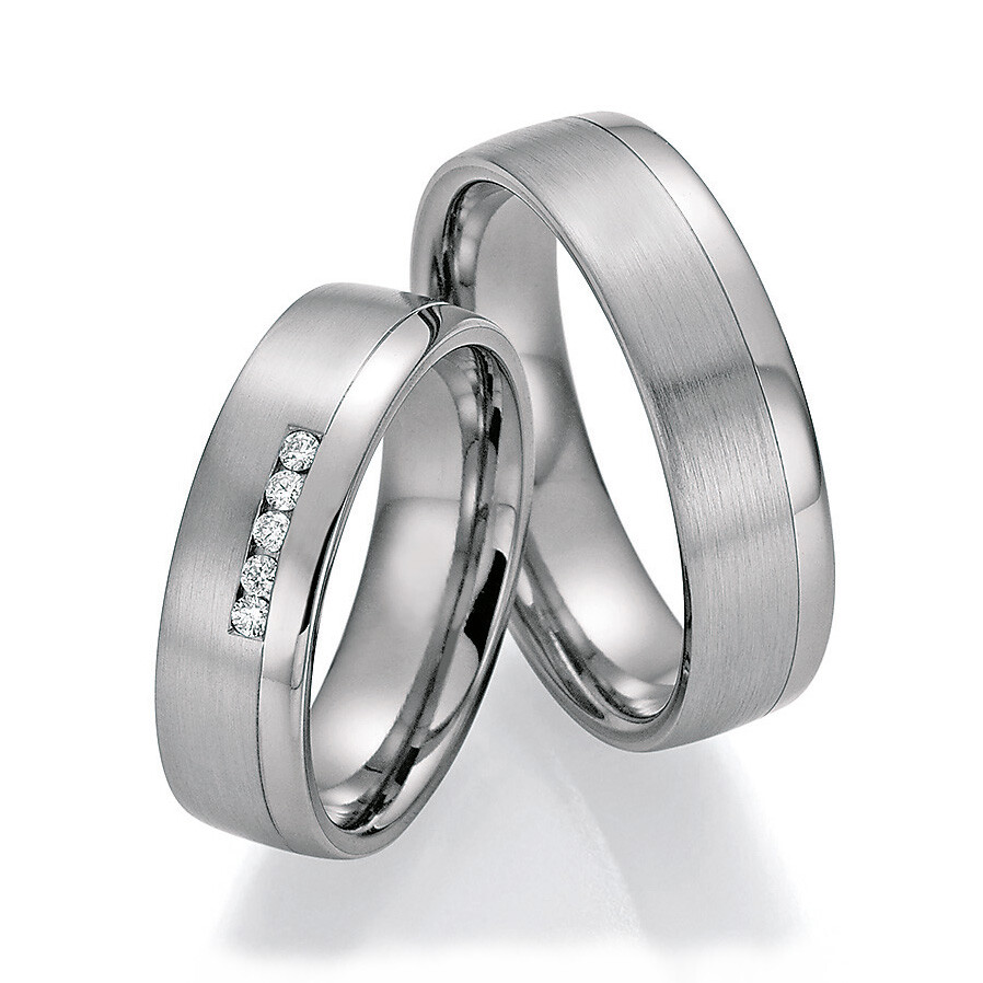 Ruesch Trauringe Platin 600 & Titan 86/10050