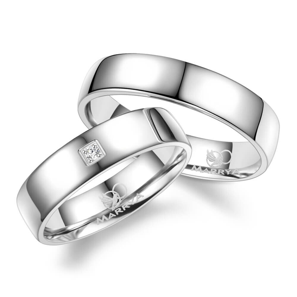 Trauringe Partnerringe Silber 925 Marrya SI-01