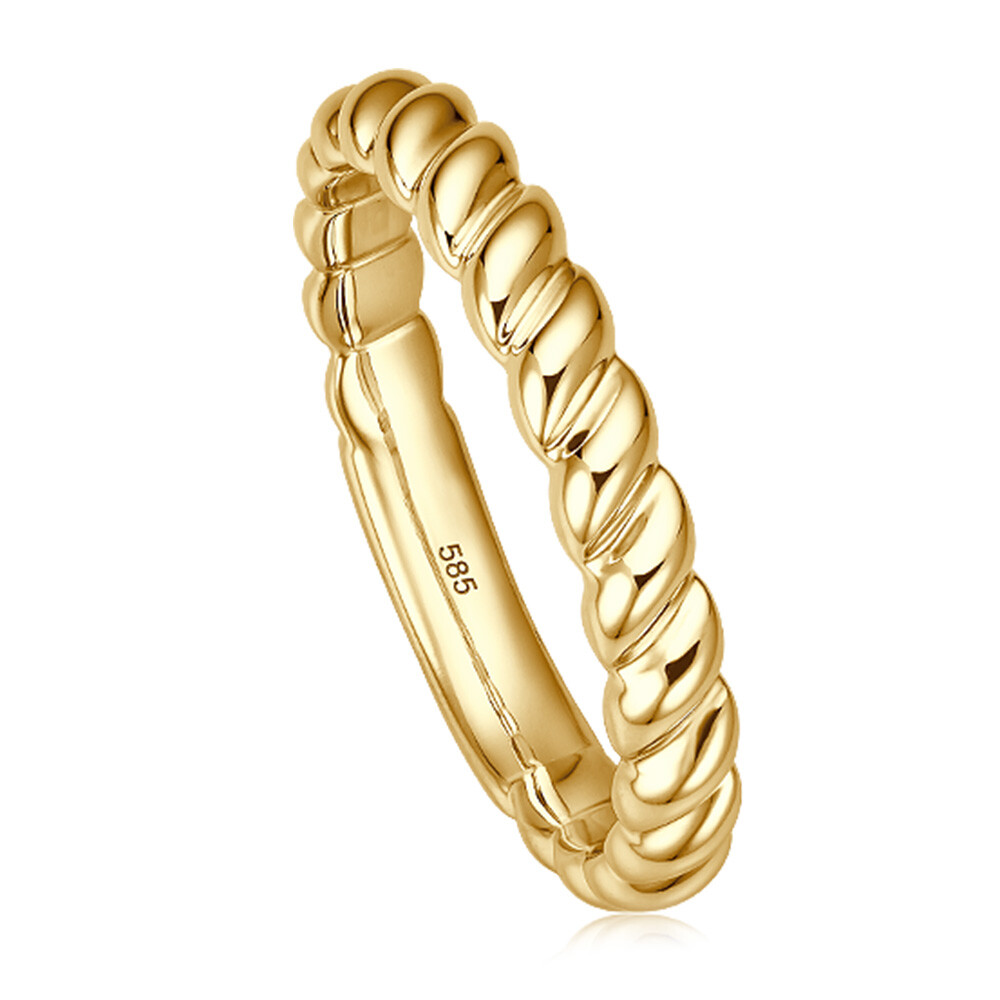 Kordelring Gelbgold bella luce EH4765