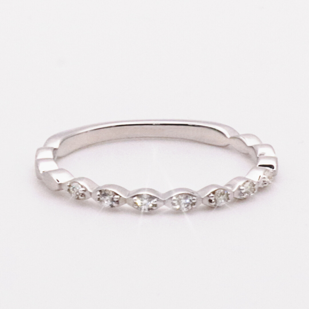 Memoire Ring Fantasy Weißgold 585 Brillant 0,105 ct – Breuning 41-05708