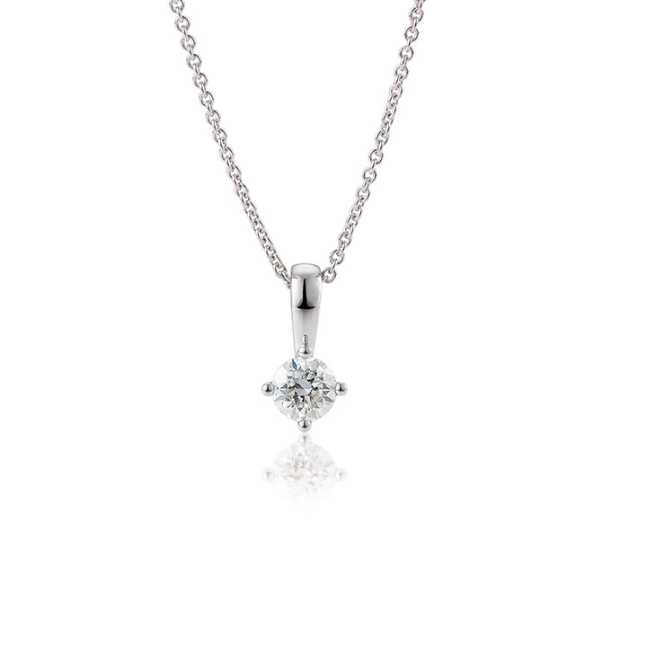 Breuning Anhänger 4er Krappe Weißgold Brillant