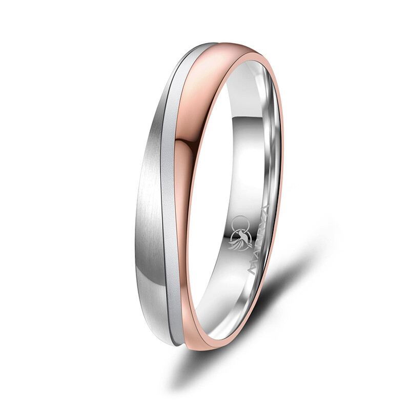Herrenring Edelstahl Rosé Marrya ES-42