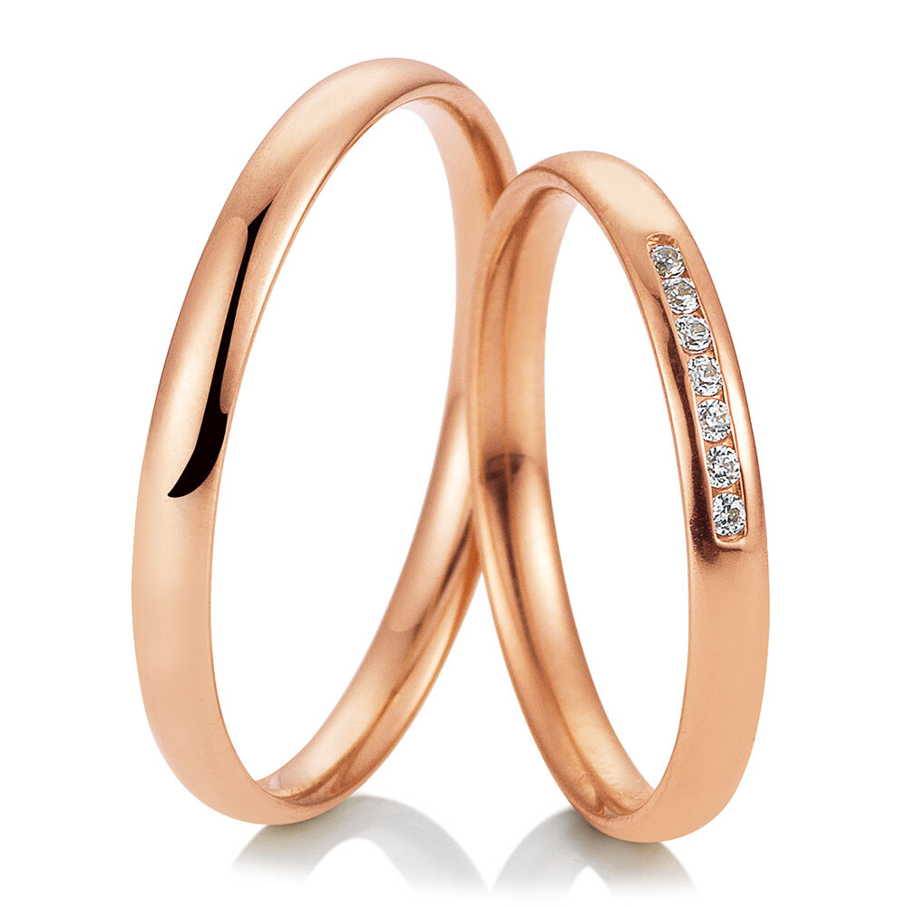 Breuning Trauringe Rotgold 48/04973 & 48/04974