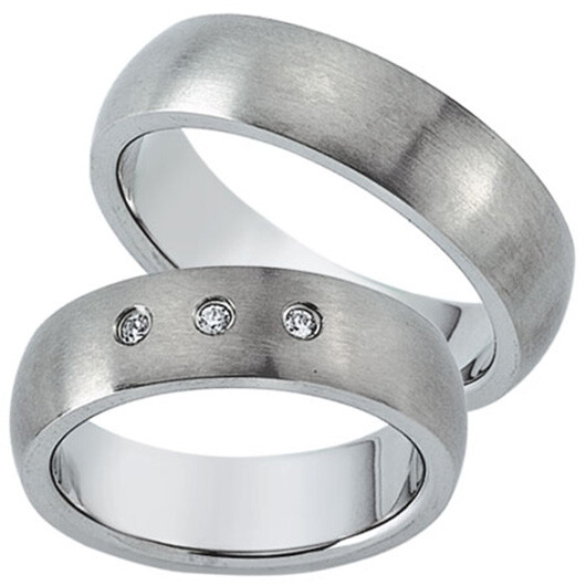 Schwarz Partnerringe Titan 20024
