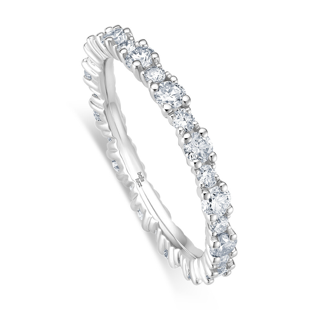 bella luce Memoire Ring Weißgold Brillant EH5604