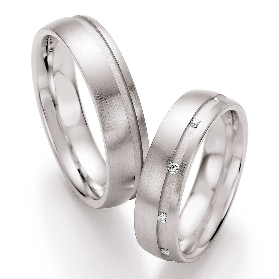 Eheringe Edition Platin Brillant Ruesch 73/10030