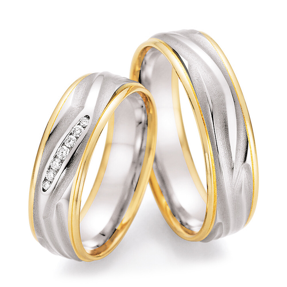 Trauringe Bicolor Honeymoon Ruesch 66/45050 & 66/45060