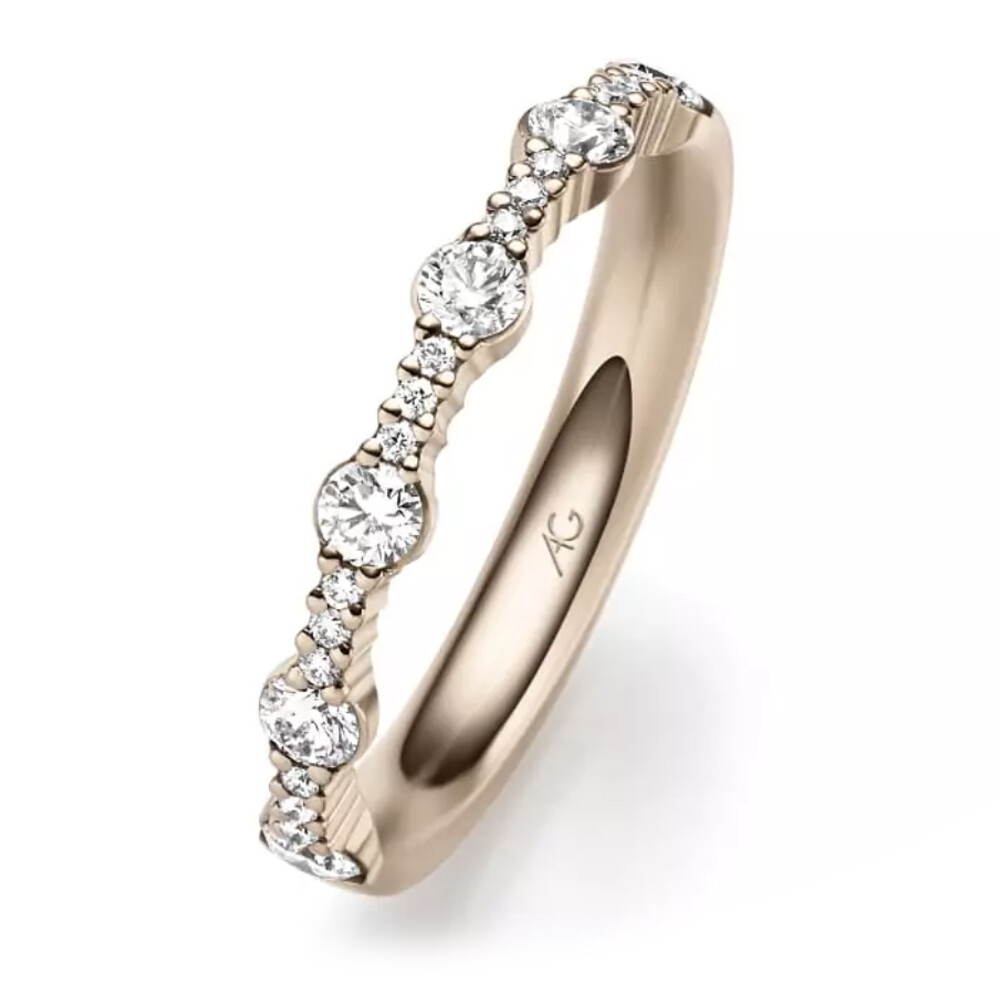 Memoire Ring Haselnussgold Brillant Gerstner 29786