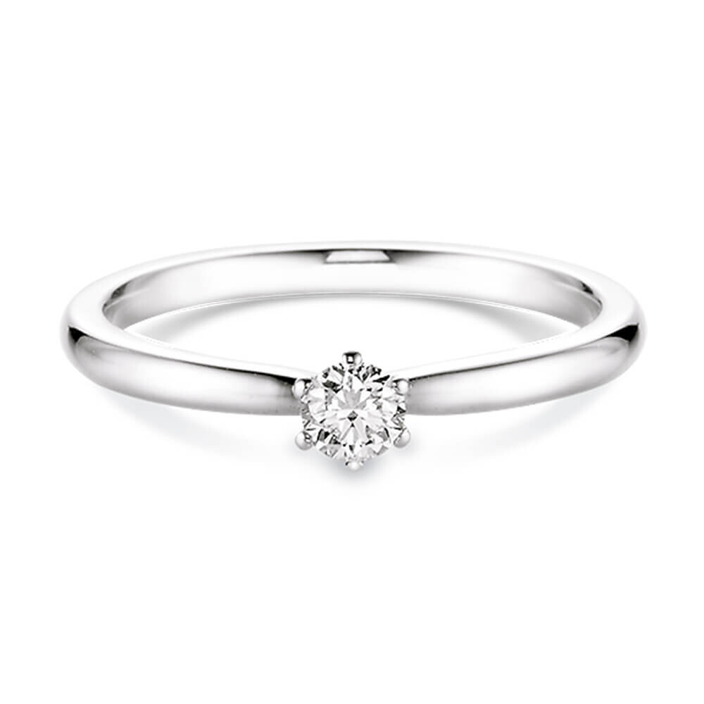 Verlobungsring Platin mit Diamant Dettinger 26932