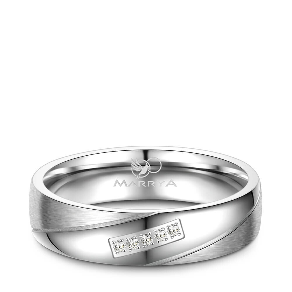 Trauringe Partnerringe Silber 925 Marrya SI-09