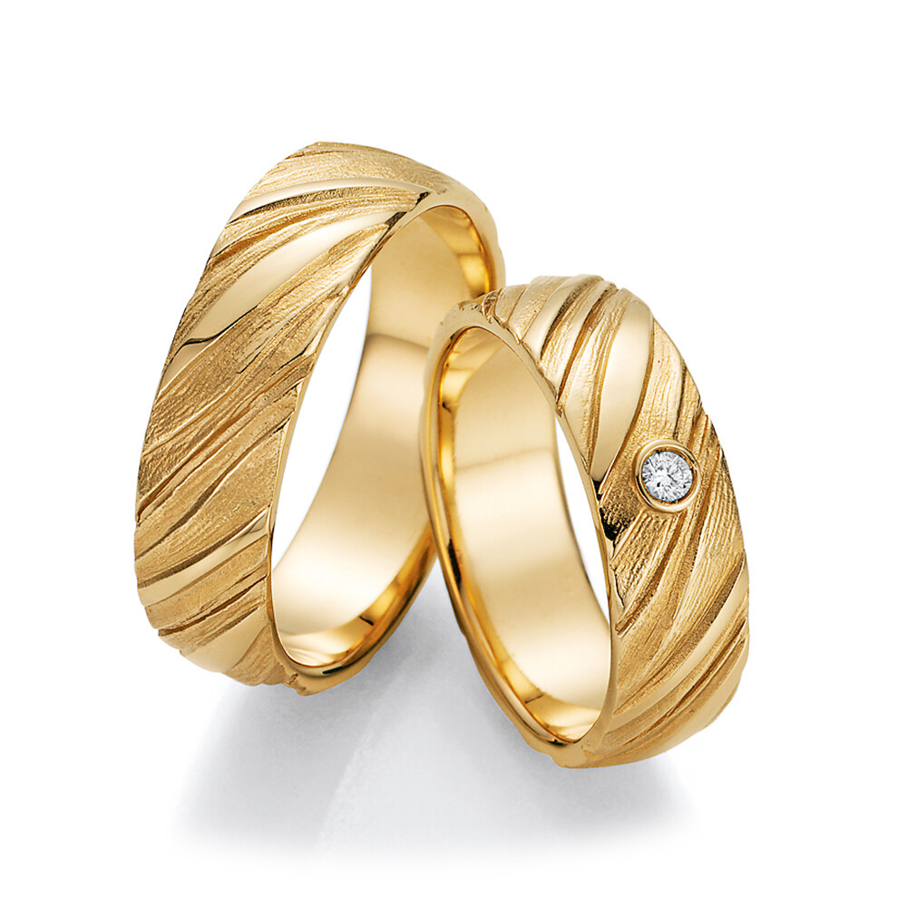 Ruesch Trauringe Gelbgold 66/52030 & 66/52040