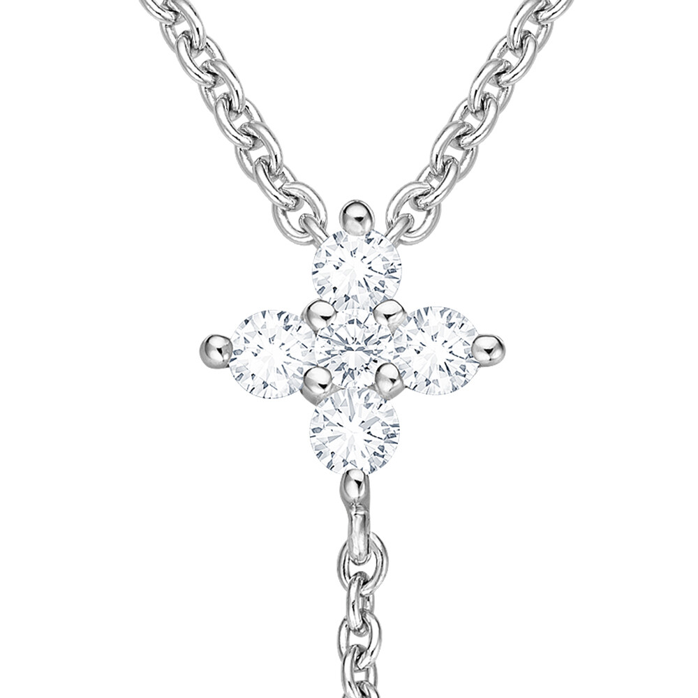 bella luce Collier Stella Weißgold 585 Brillant 0.300 ct. Detail