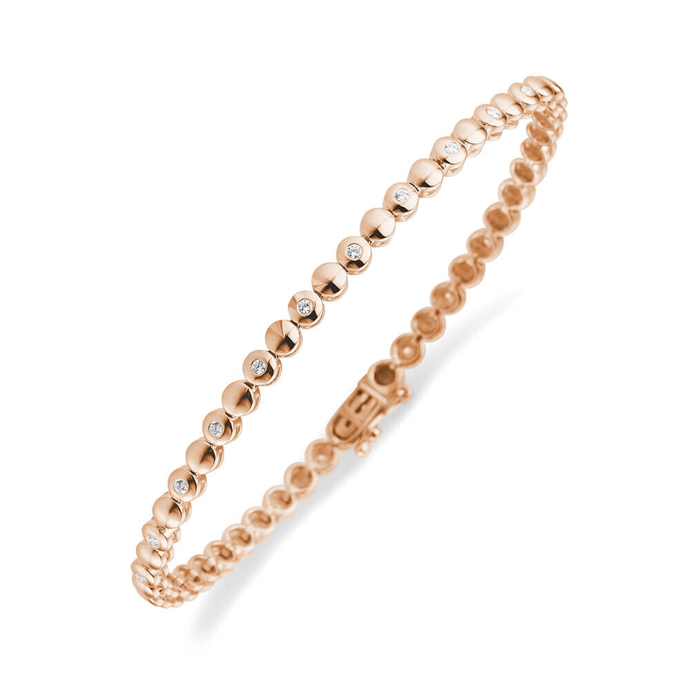 Breuning Brillantarmband aus Rotgold