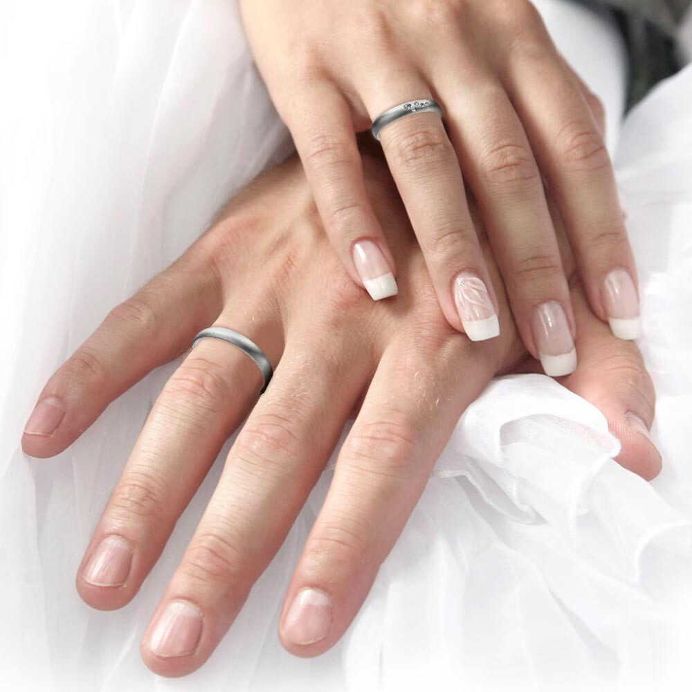 Eheringe Platin Honeymoon Ruesch 51/30030 & 51/30040