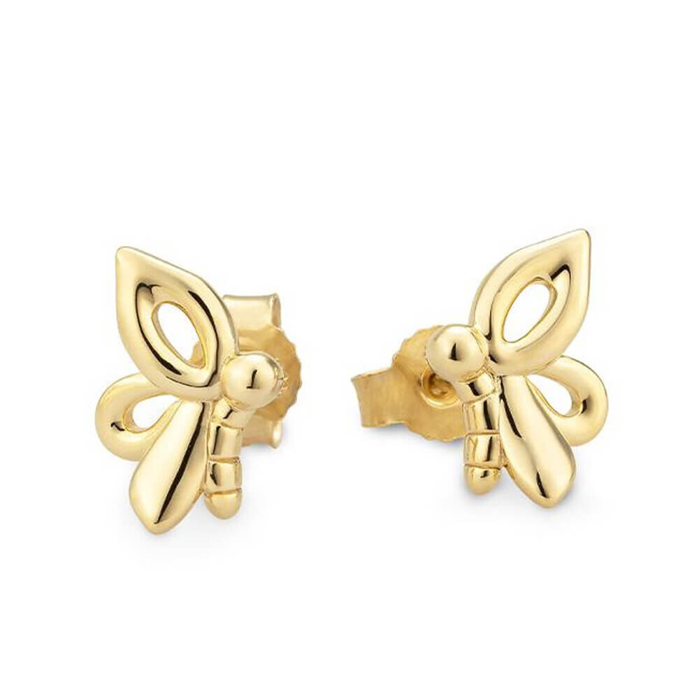 Ohrstecker Kids Biene Silber vergoldet Breuning 04-03811