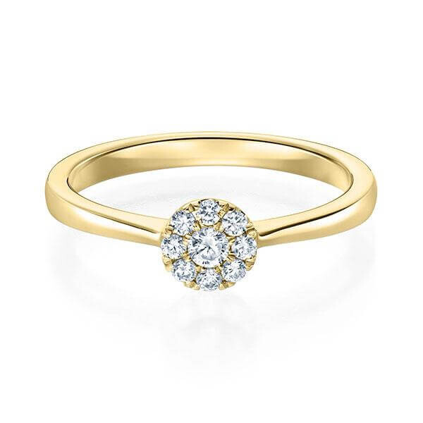 Verlobungsring Solitär Illusion Gelbgold Rubin RU-1593