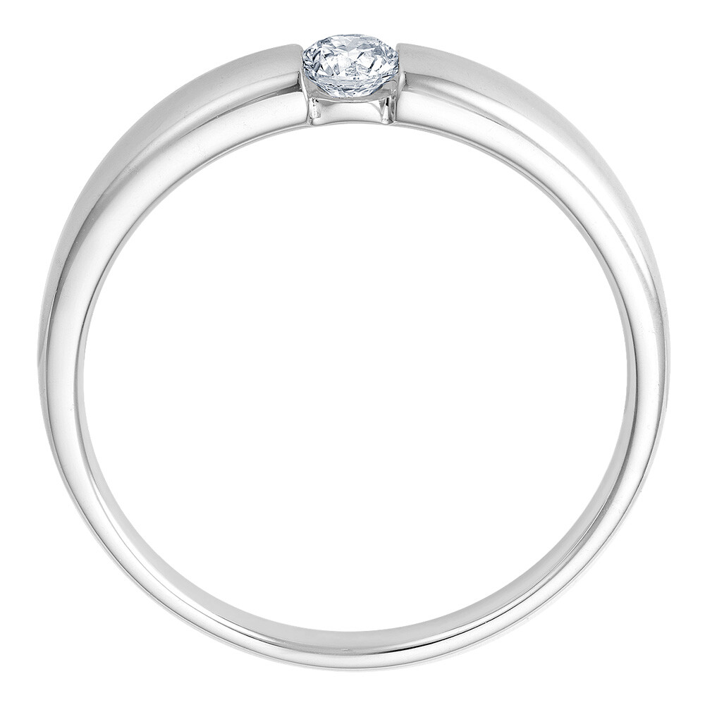 Solitär Ring Spannring Weißgold Brillant bella luce EH004520