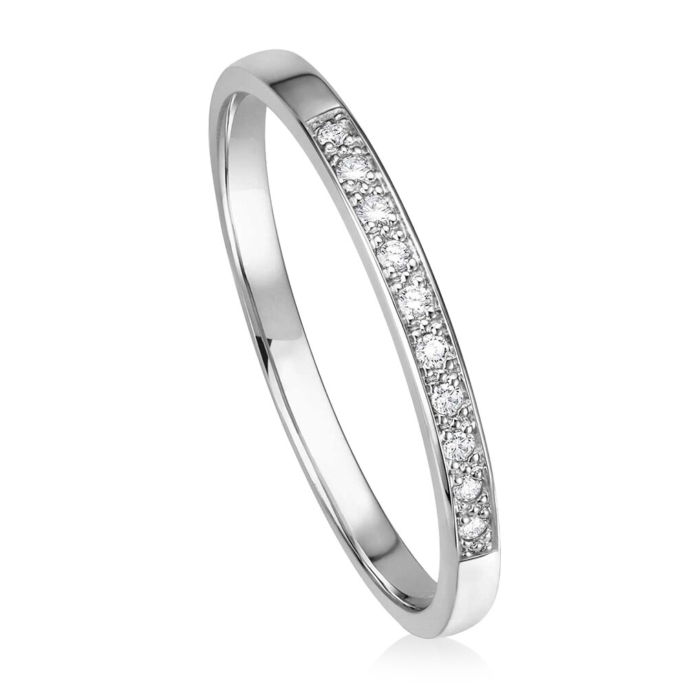 bella luce Memoire Ring Weißgold Brillant EH5119