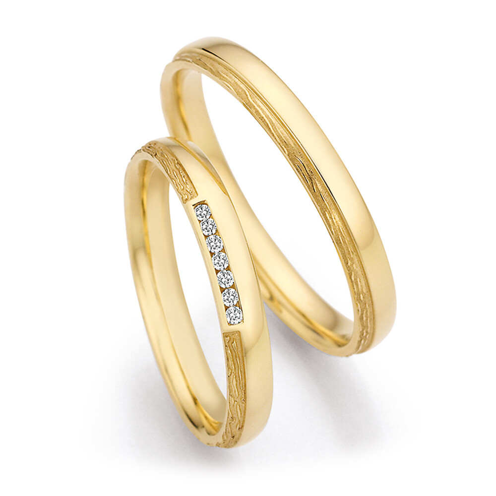 Trauringe Gelbgold Honeymoon Brillant Ruesch 66/71150