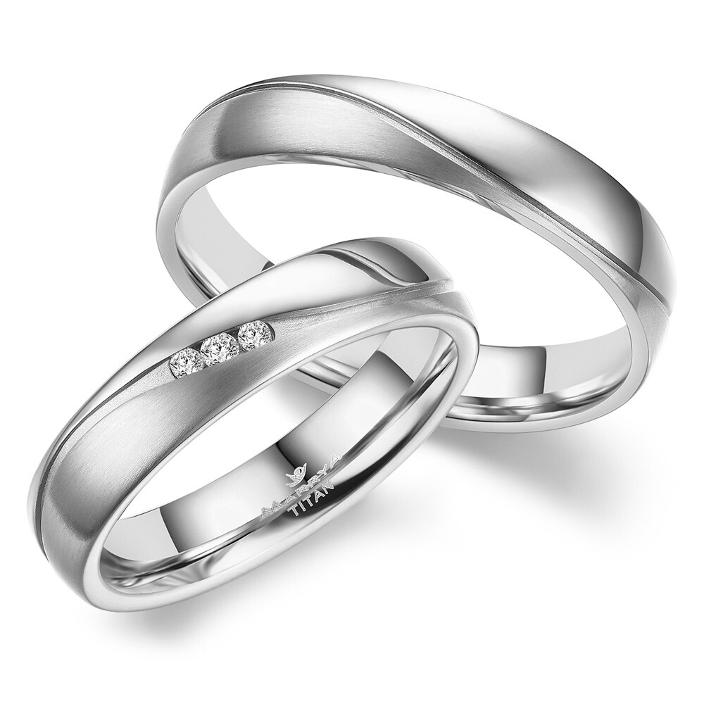 Partnerringe Eheringe Titan Marrya TI-34