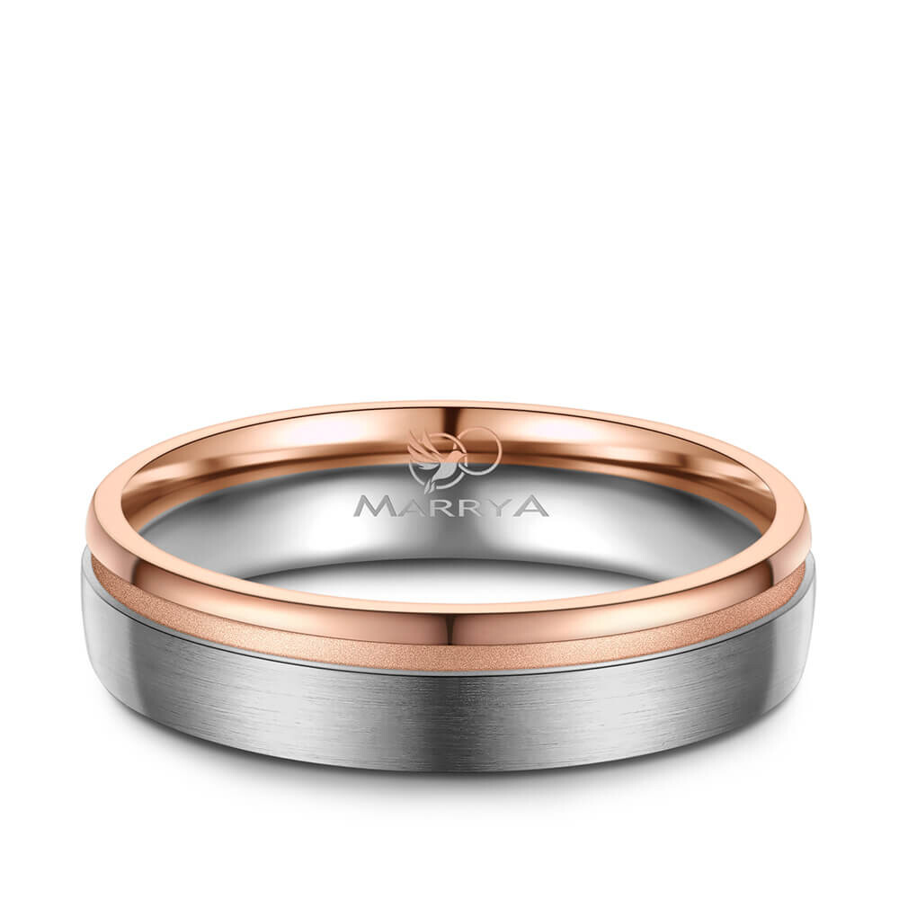 Trauring Partnerring Titan Roségold Marrya TI-39