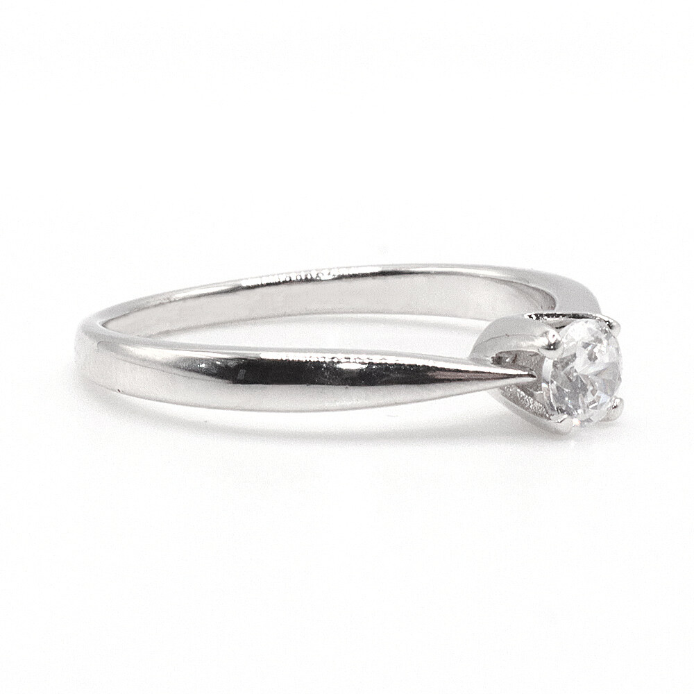 Antragsring Solitär Silber 925 rhodiniert RZ00010
