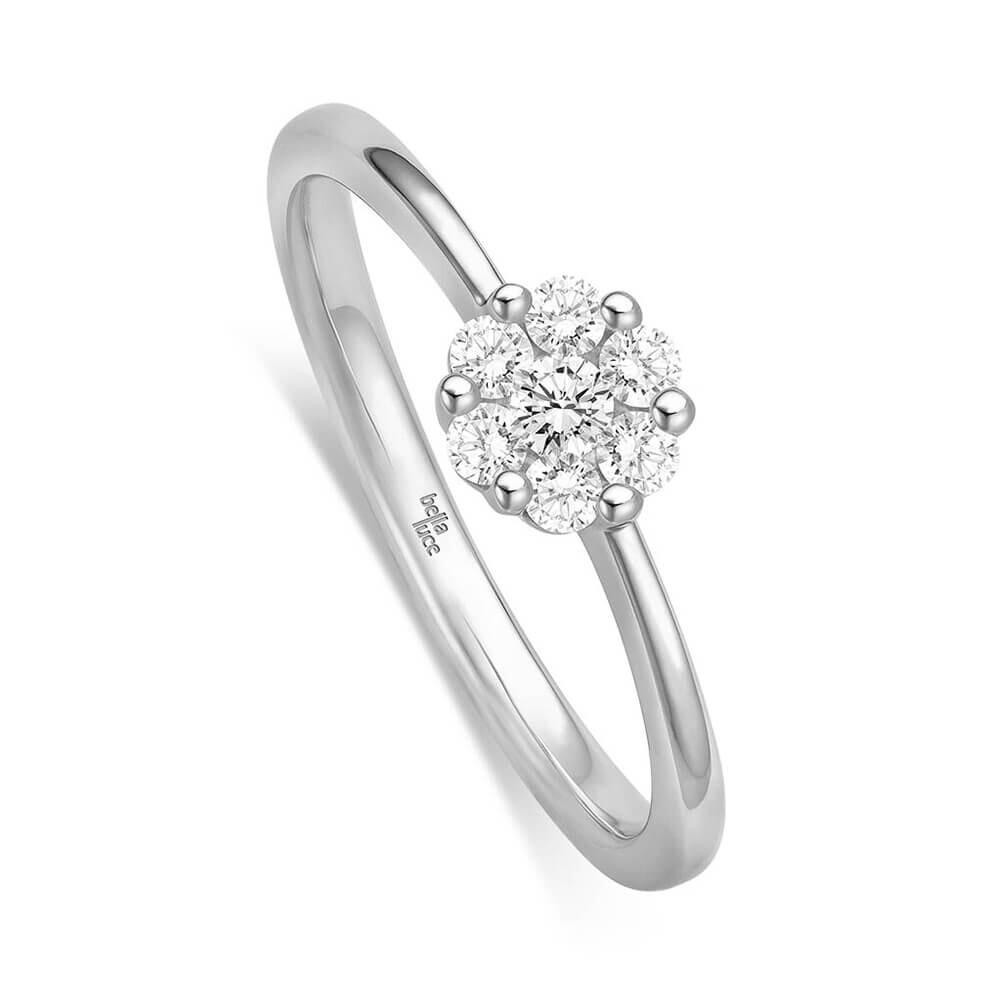 Diamantring Pressure Weißgold bella luce EH005515