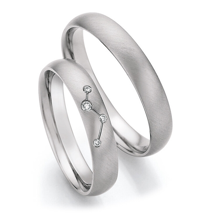 Collection Ruesch Trauringe Edelstahl 88/23010 & 88/23020