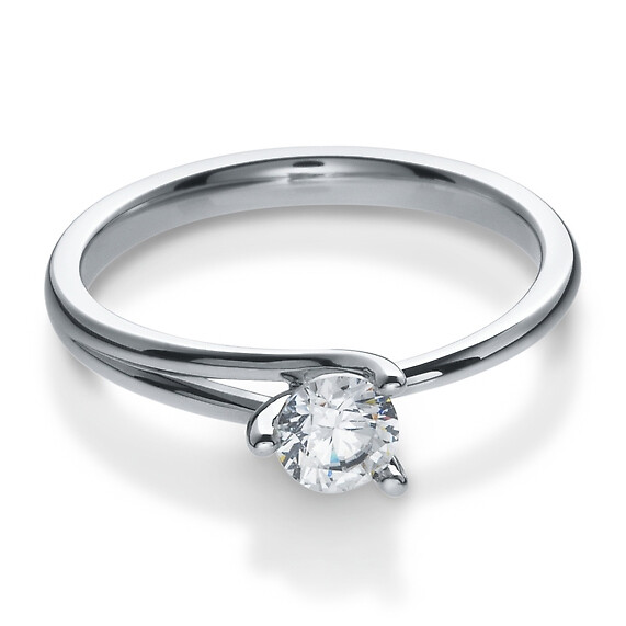 Antragsring Silber mit Zirkonia Breuning 41/05304