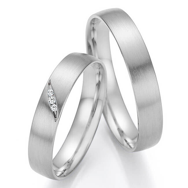 Collection Ruesch Trauringe Eheringe Platin Brillant 66/61130 & 66/61140