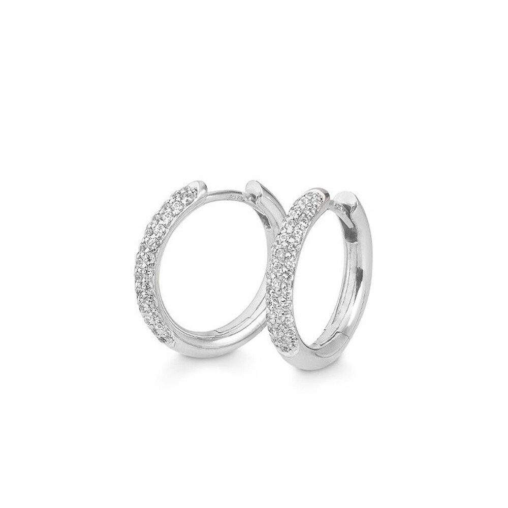 Creolen aus Weißgold Brillant Breuning 06-06911