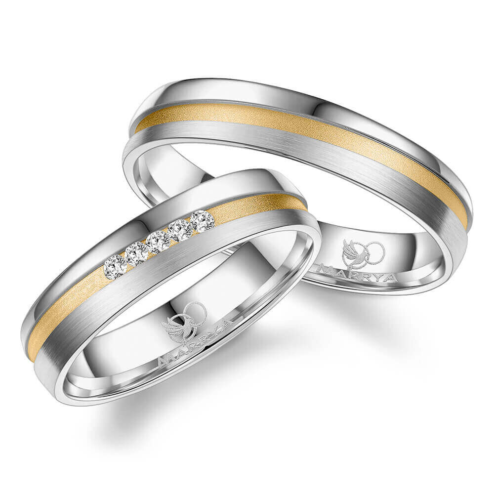 Trauringe Partnerringe Silber 925 Marrya SI-23