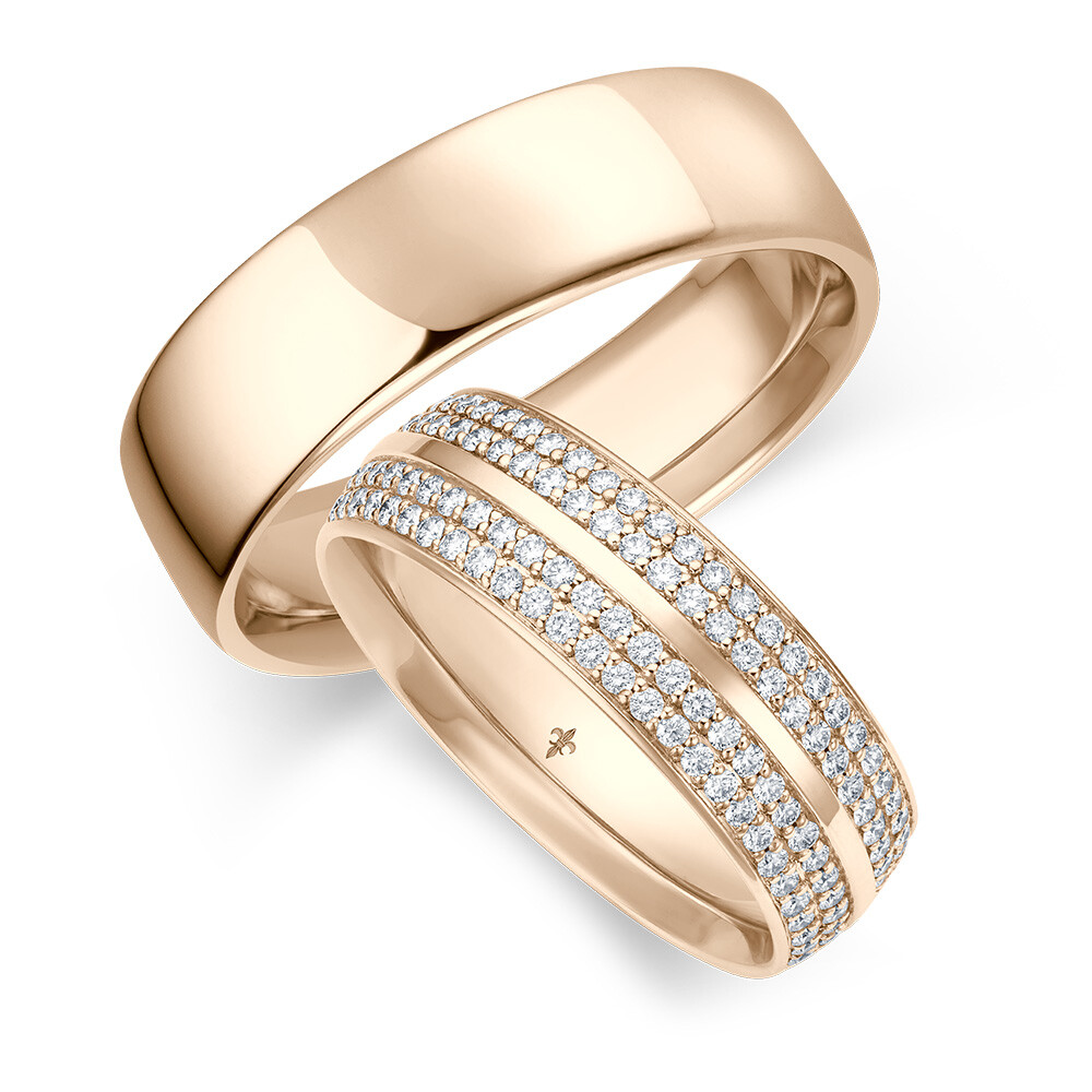 Eheringe Leni Roségold Giloy TR-0/TR-1-00103