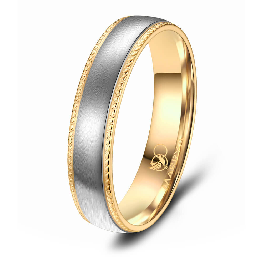 Herrenring Titan Gold Perlfuge Marrya TI-41