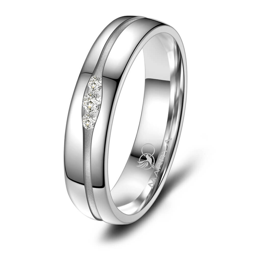 Damenring Silber 925 Zirkonia Marrya SI-13