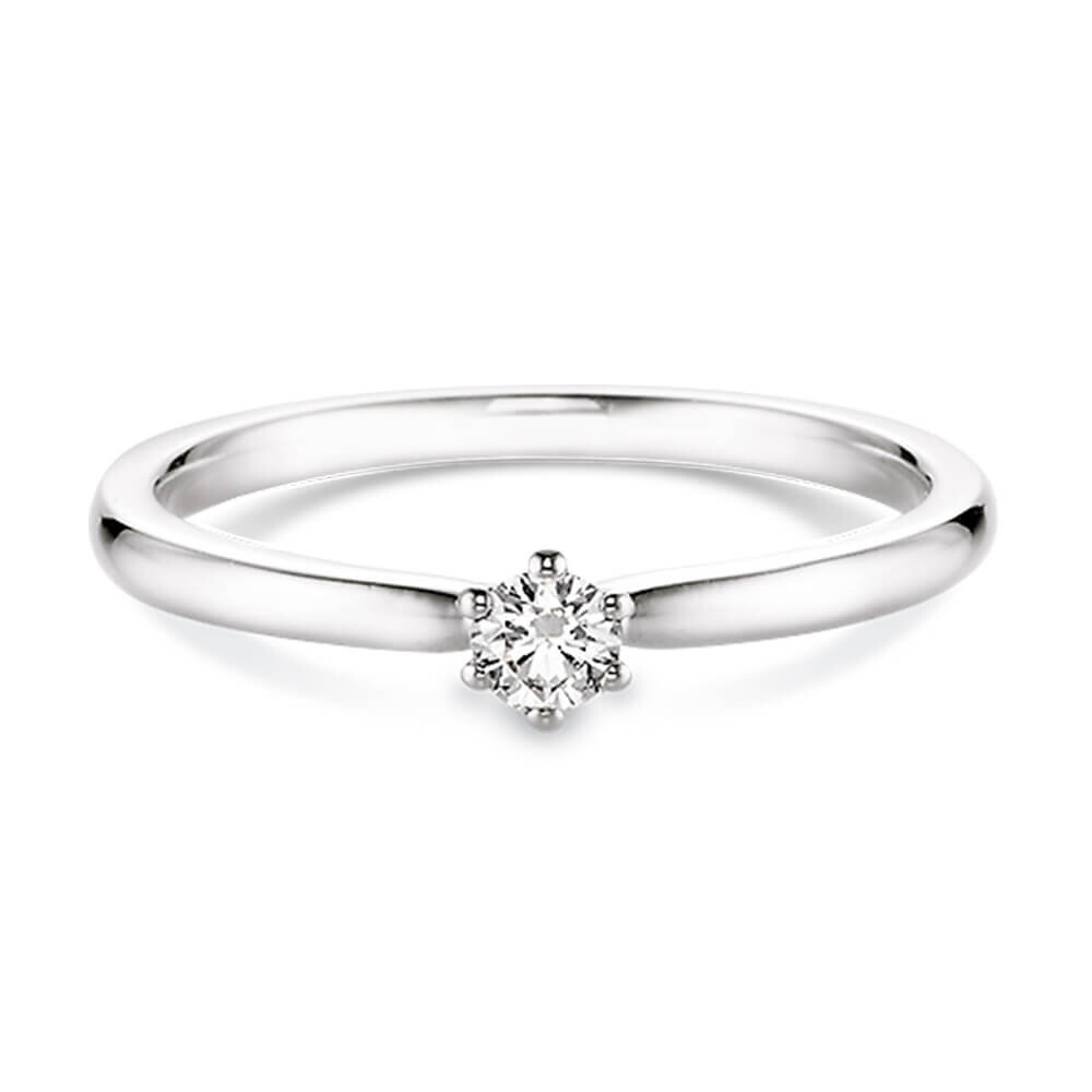Verlobungsring Platin mit Diamant Dettinger 26932