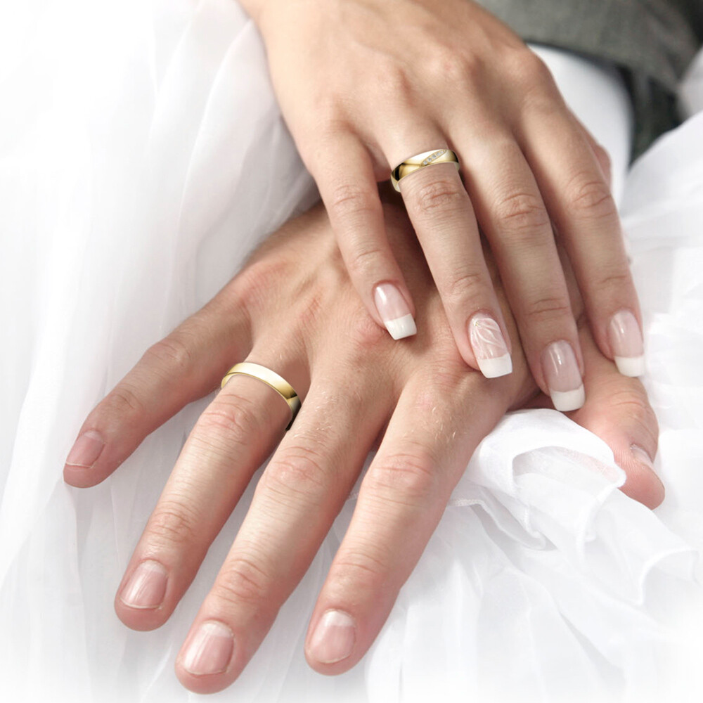 Trauringe Gelbgold Honeymoon Brillant Ruesch 66/70090