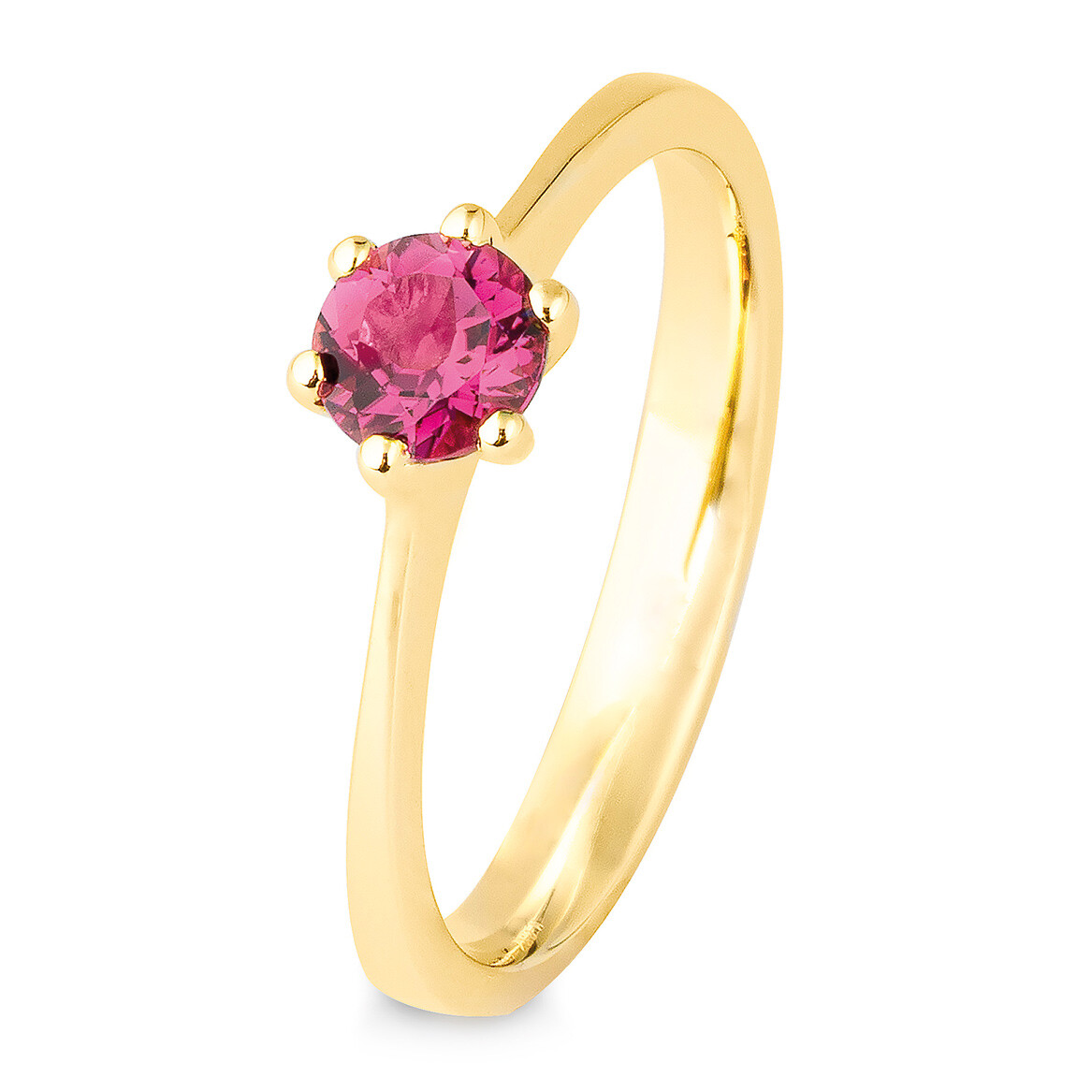 Breuning Ring Gelbgold 585 Rosa Turmalin 42/84833