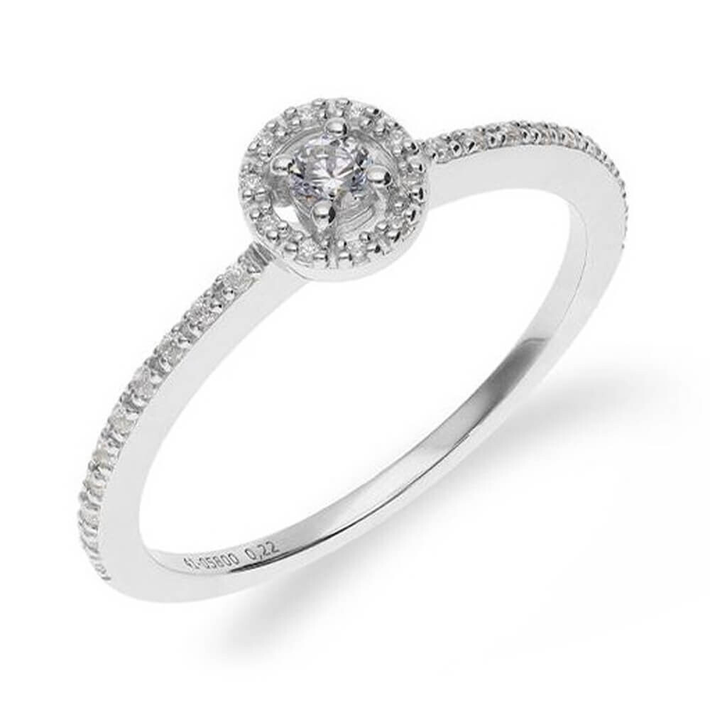 Verlobungsring Fantasy Pavé Weißgold Brillant 41-05800