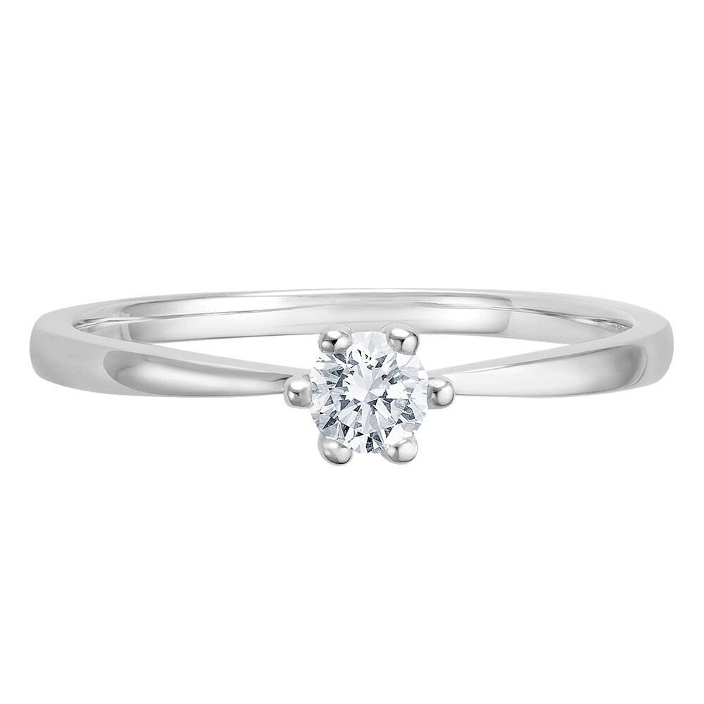 Solitär Ring Weißgold Brillant bella luce EH004514