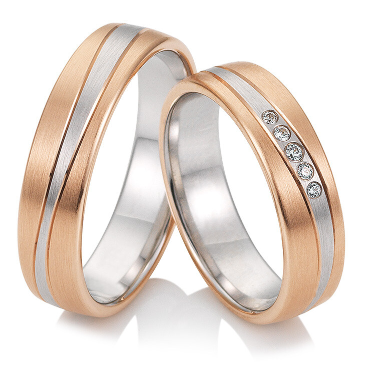 Eheringe Trauringe Bicolor Joy Breuning 48/04519 & 48/04520