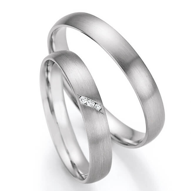 Collection Ruesch Trauringe Eheringe Platin Brillant 66/61110 & 66/61120