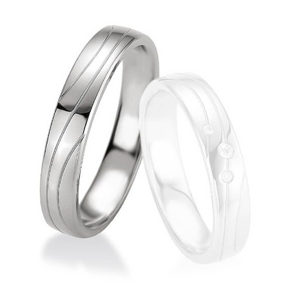 Partnerring Silber 925 Breuning 48/08072