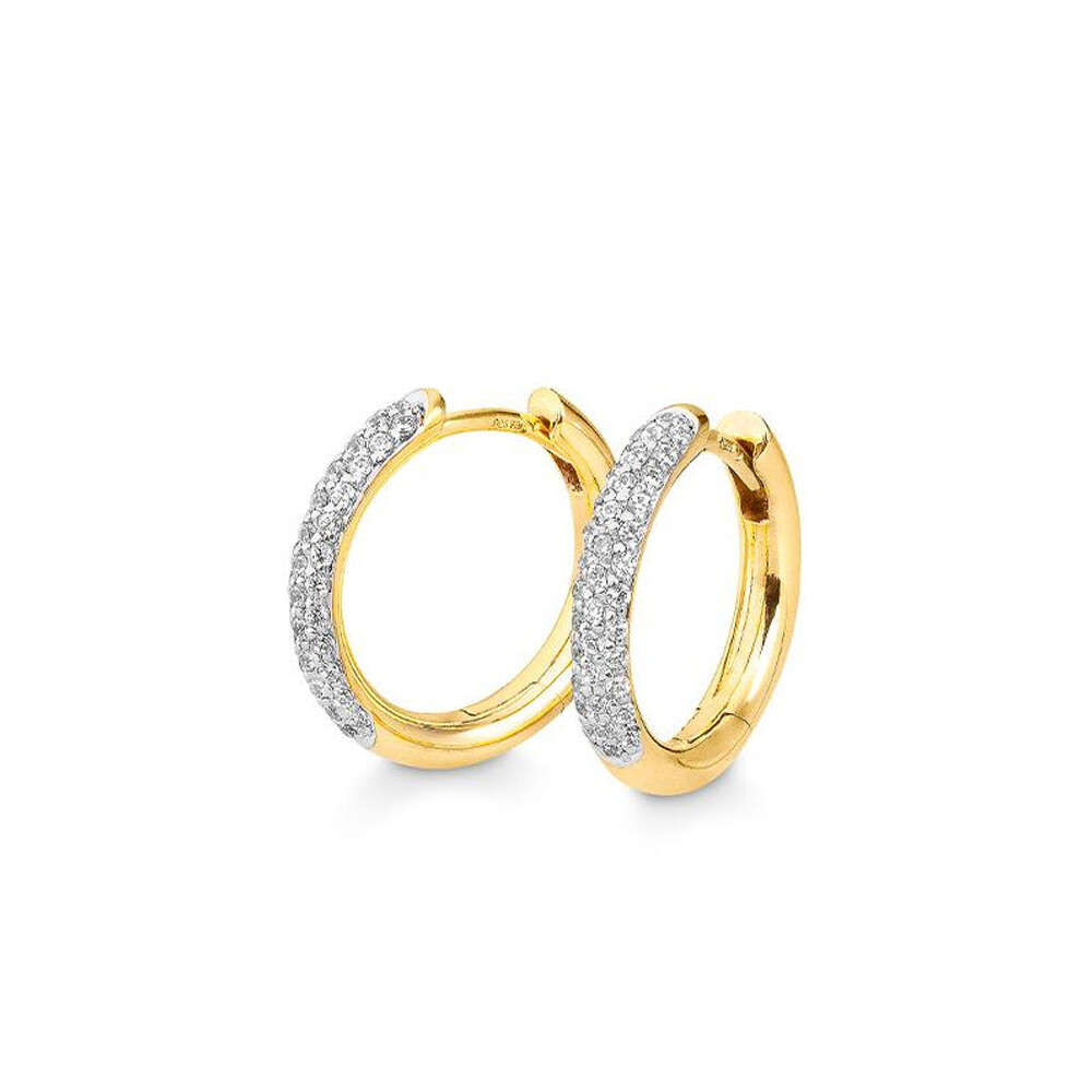 Creolen aus Gelbgold Brillant Breuning 06-06911