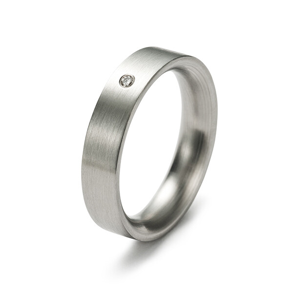 Partnerringe aus Edelstahl Brillant Monomania 20150-52