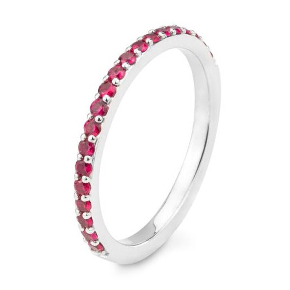 Memoire Ring Rubin Weißgold 42/84117