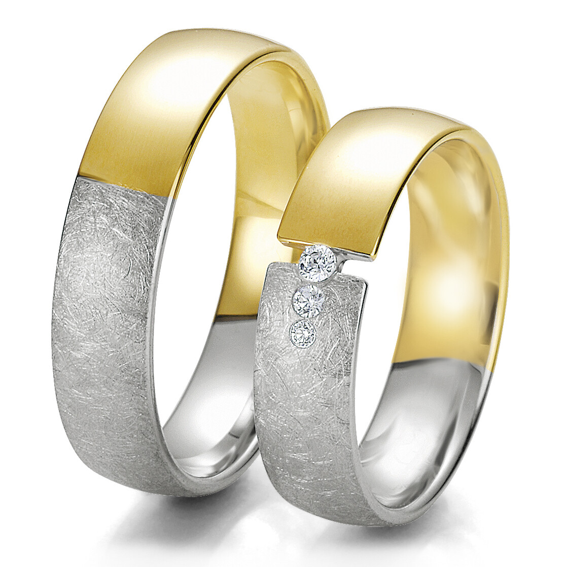 Breuning Trauringe Weißgold & Gelbgold 48/06237